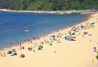 【周辺情報】瀬戸内：岡山県下最大級の海水浴場が海開き♪